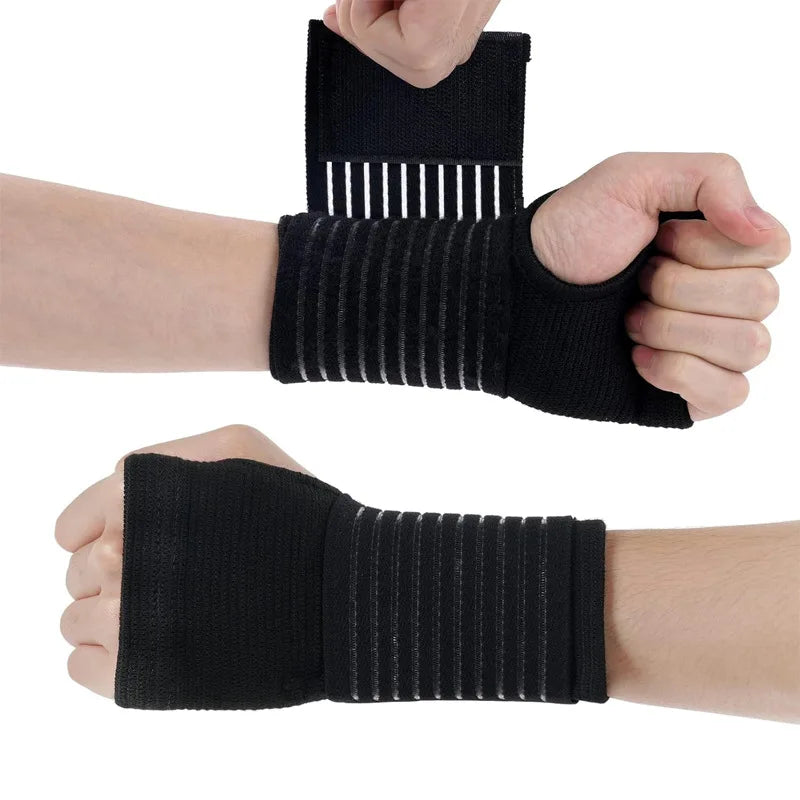 Wrist Guard Elastic Bandage Gloves Carpal Protector For Arthritis Sprain Support