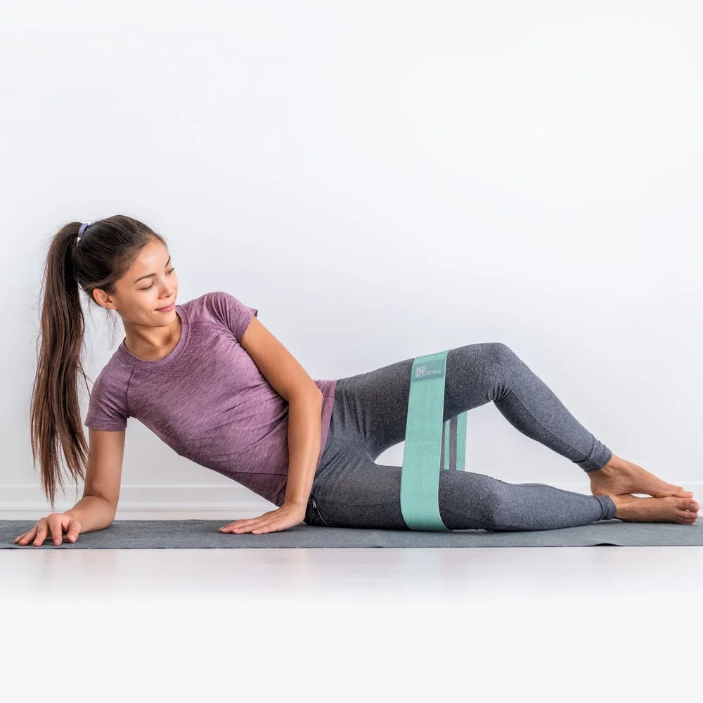 Resistance Bands Set of 3 Anti Slip Booty Bands With Pouch