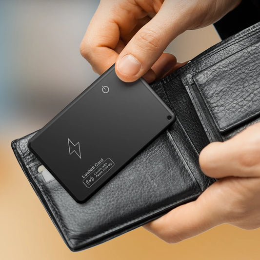 Wireless Charging Wallet Tracker Card Waterproof GPS Locator Apple Find My App