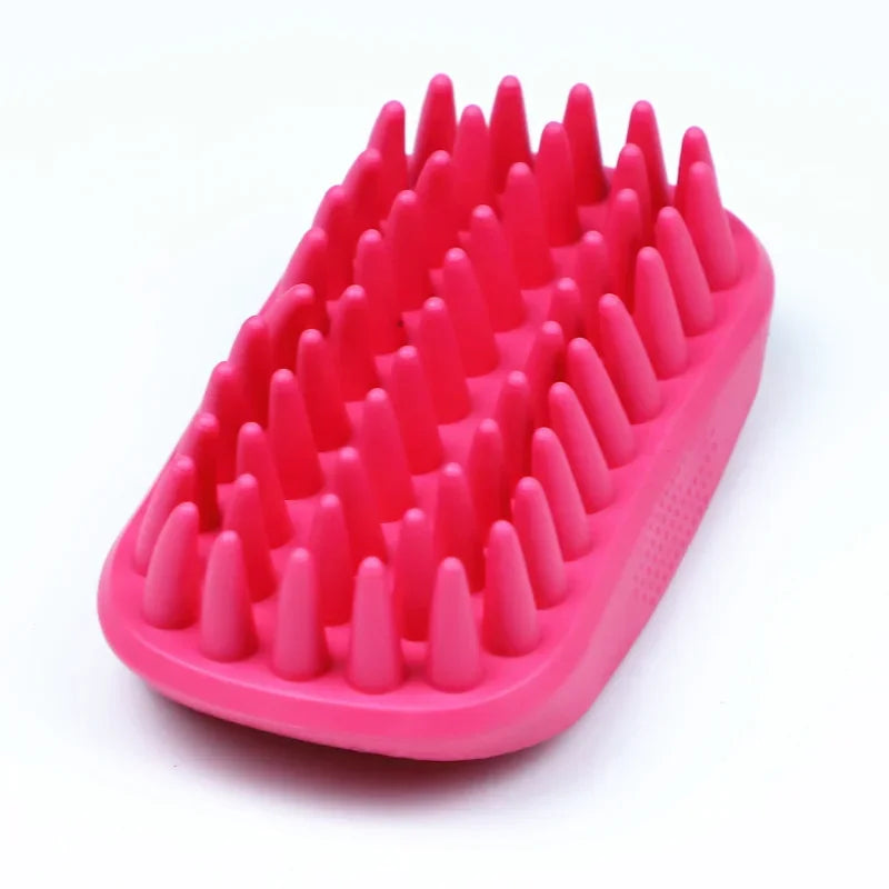 Pet Bath Brush Rubber Comb Hair Removal Tool For Dogs And Cats Grooming Glove