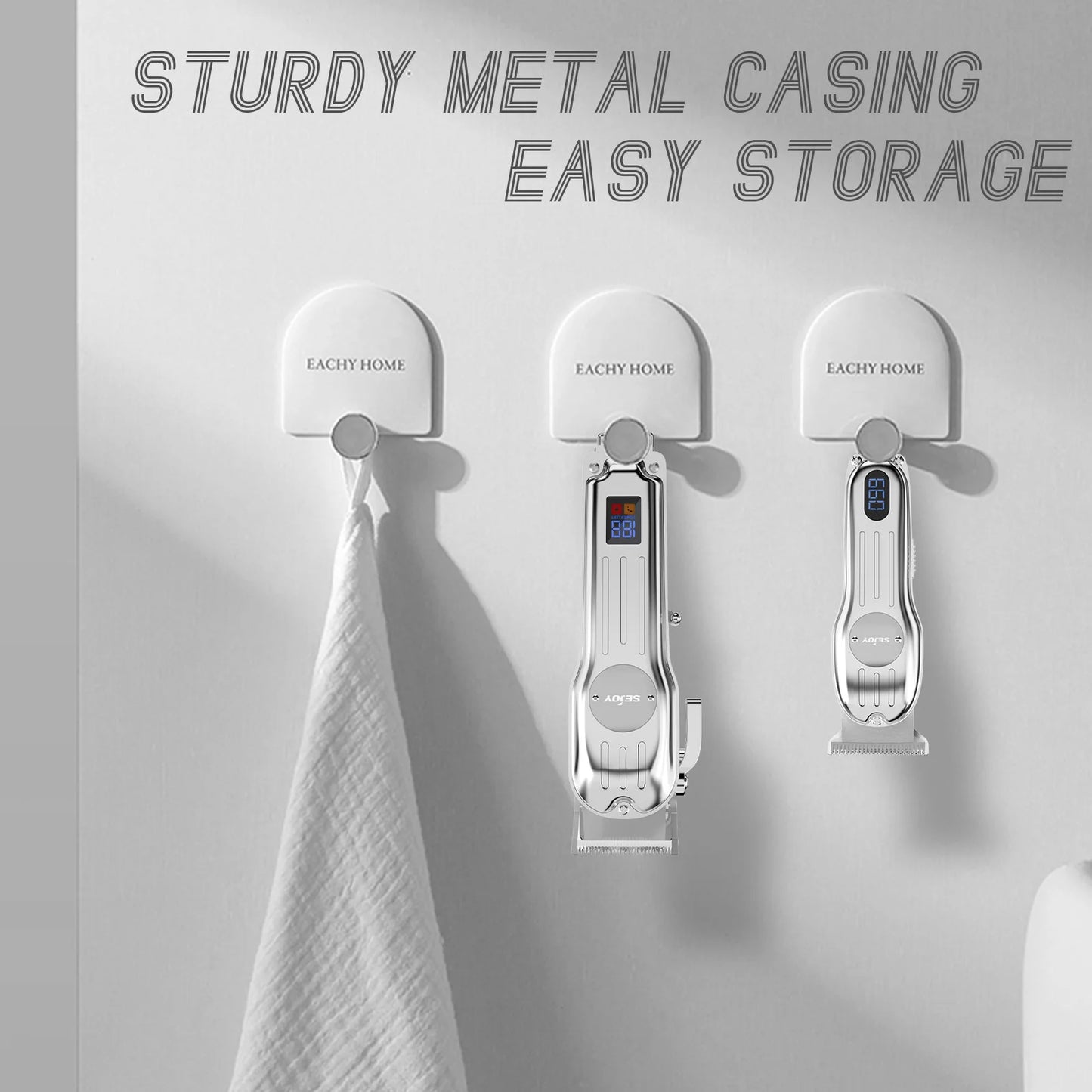 Sejoy Professional Hair Clipper Set Cordless Rechargeable For Men Barber