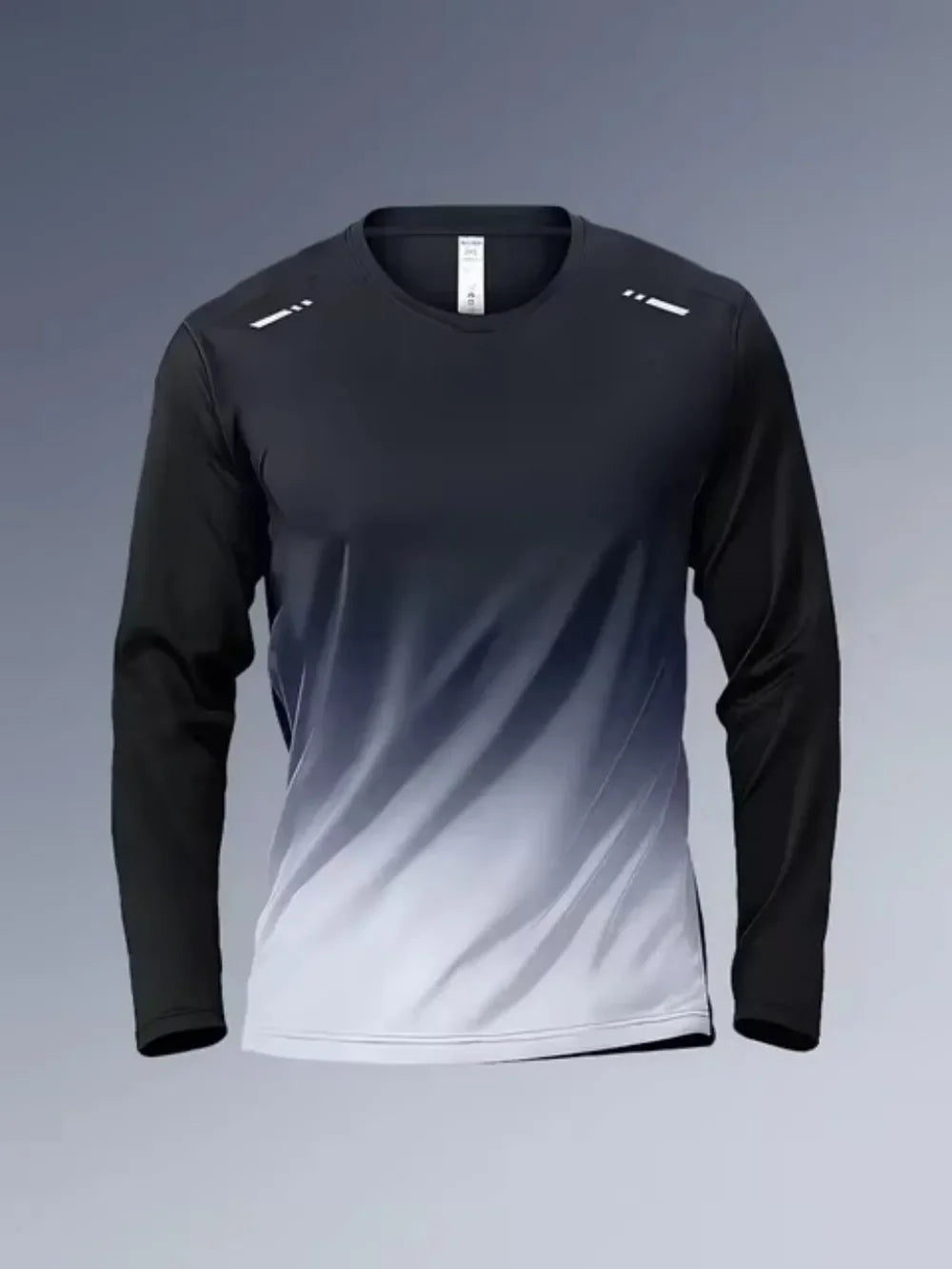 Mens Long Sleeve Fitness Tee Quick Dry Running Top