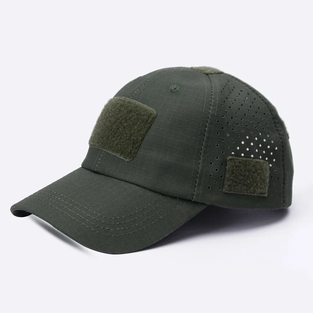Men Camouflage Baseball Cap Sun Protection Velcro For Hiking
