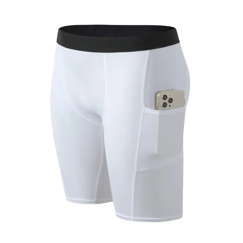 Mens Quick Dry Compression Running Shorts For Gym Fitness Training
