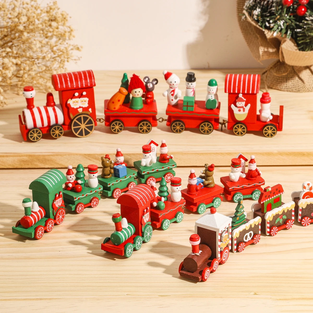 Christmas Train Decoration For Home Christmas Ornament 2024 2025 Decor