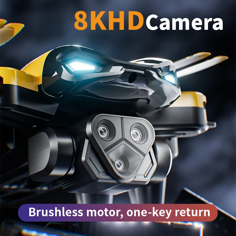 KBDFAC M5 Max Drone 8K And 4K Camera Optical Flow Brushless Quadcopter