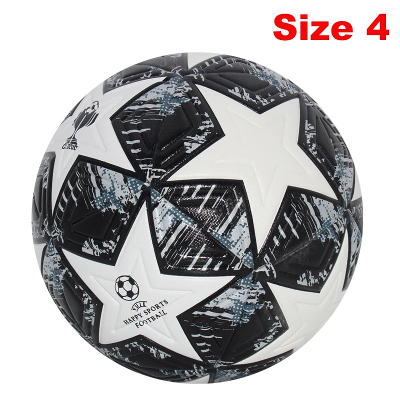 Professional Outdoor Soccer Ball High Quality PU Seamless Size 5 And Size 4