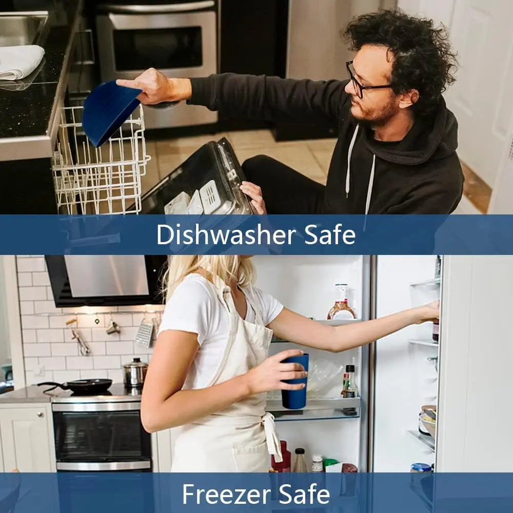 24 Piece Wheat Straw Plastic Dinnerware Set Service for 6