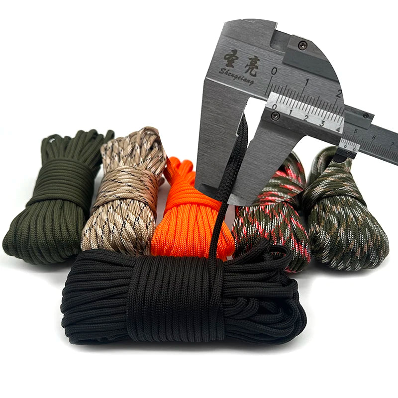 9 Core Paracord 550Lb 4mm Outdoor Camping Rope 5 10 20 31m