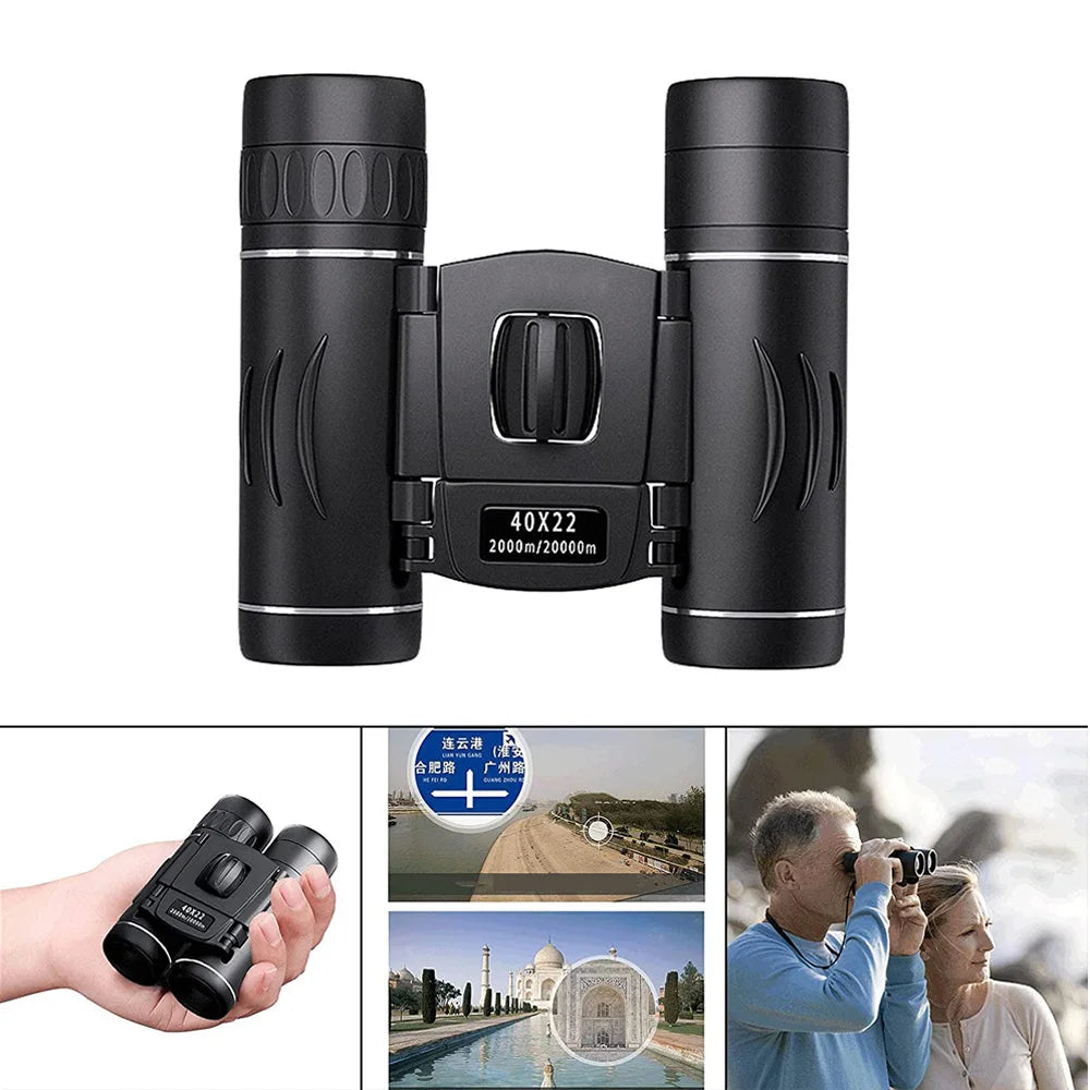 40x22 2000m Zoom BAK4 HD Telescope Binoculars Long Range Portable Monocular Optics For Camping Outdoor