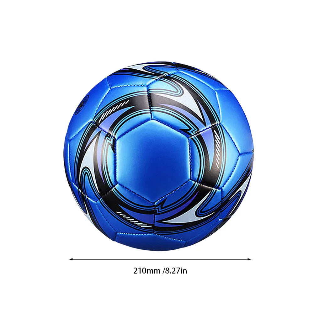 Size 5 Machine Stitched Football Waterproof PVC Match Training Ball
