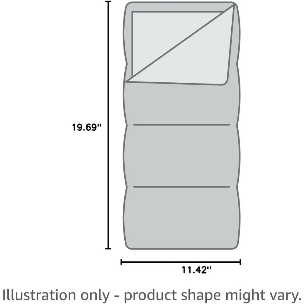 Coleman Dunnock 20F Big And Tall Sleeping Bag For Adults Up To 6ft 4in Cold Weather Flannel Lining Machine Washable