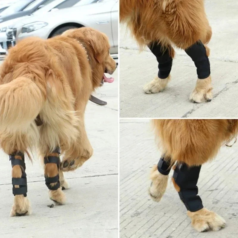 Dog Leg Knee Brace Bandage Wrap for Injuries Joint Support Veterinary Supply