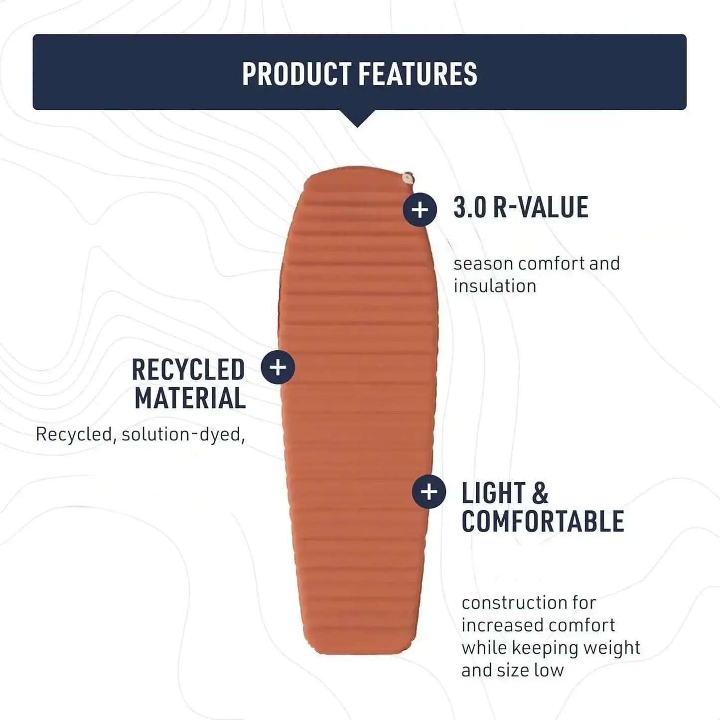 Pursuit Self Inflating Sleeping Mat Three Season Camping