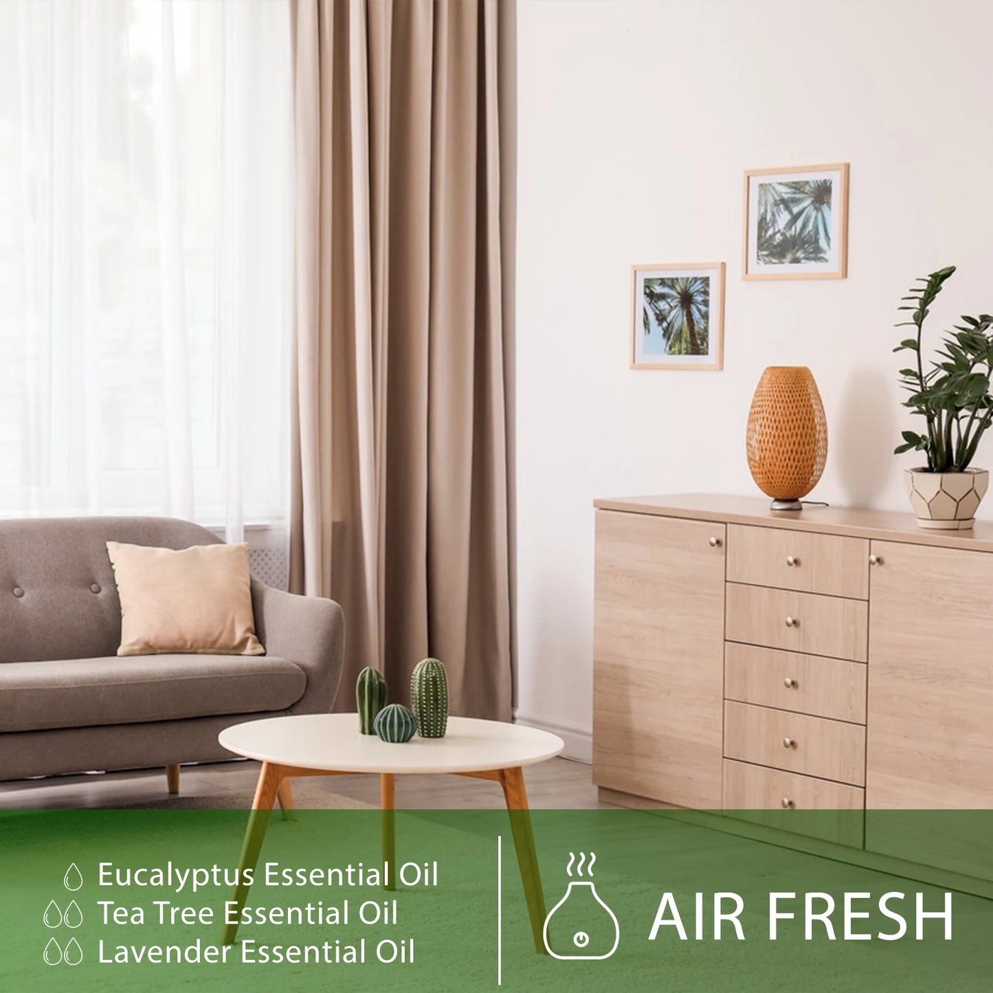 Phatoil 100ml Essential Oil For Diffuser Lavender Jasmine Vanilla Eucalyptus