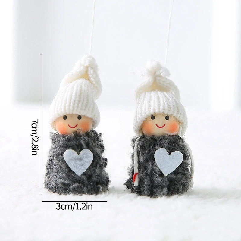 Santa Claus Christmas Tree Ornament Hanging Pendant Doll 2025 Festive Home Decor