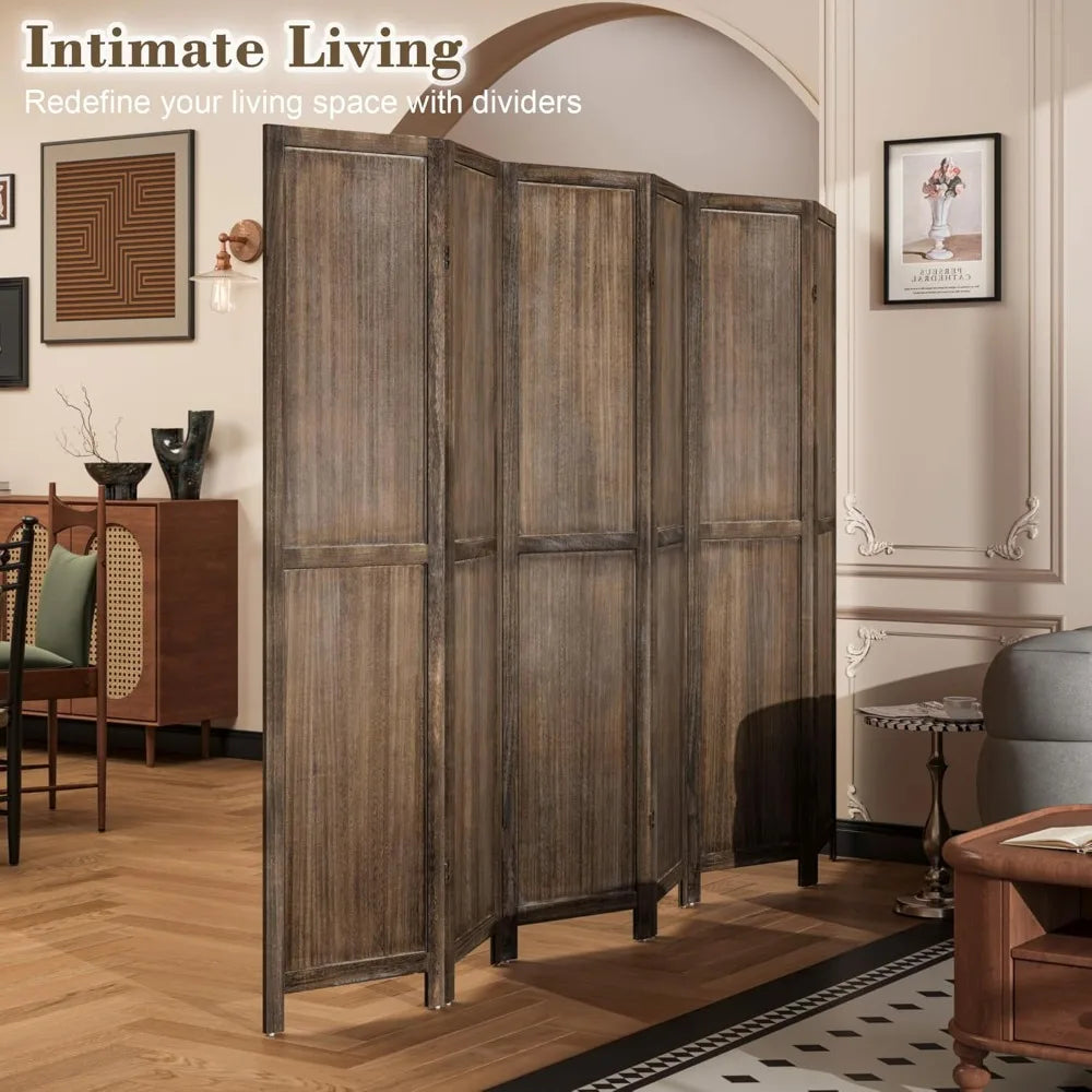 Six Panel Room Divider Screen 360 Degree Folding Panels