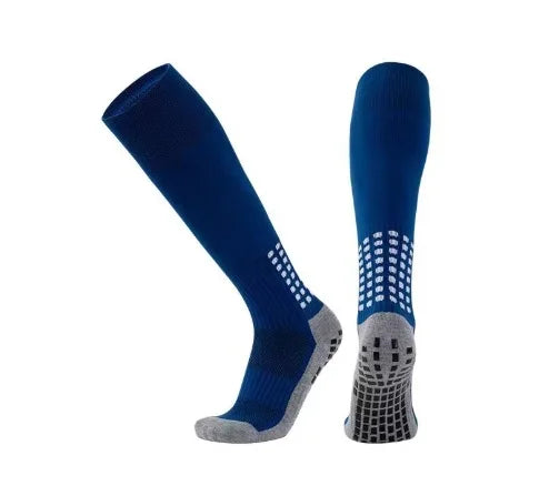 Long Football Socks With Silicone Suction Cup Grip Anti Slip