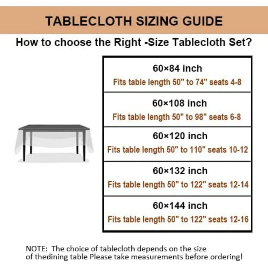 Linen Tablecloth 60x108 Inches 100 Percent Pure Linen Washable Rectangle Dining