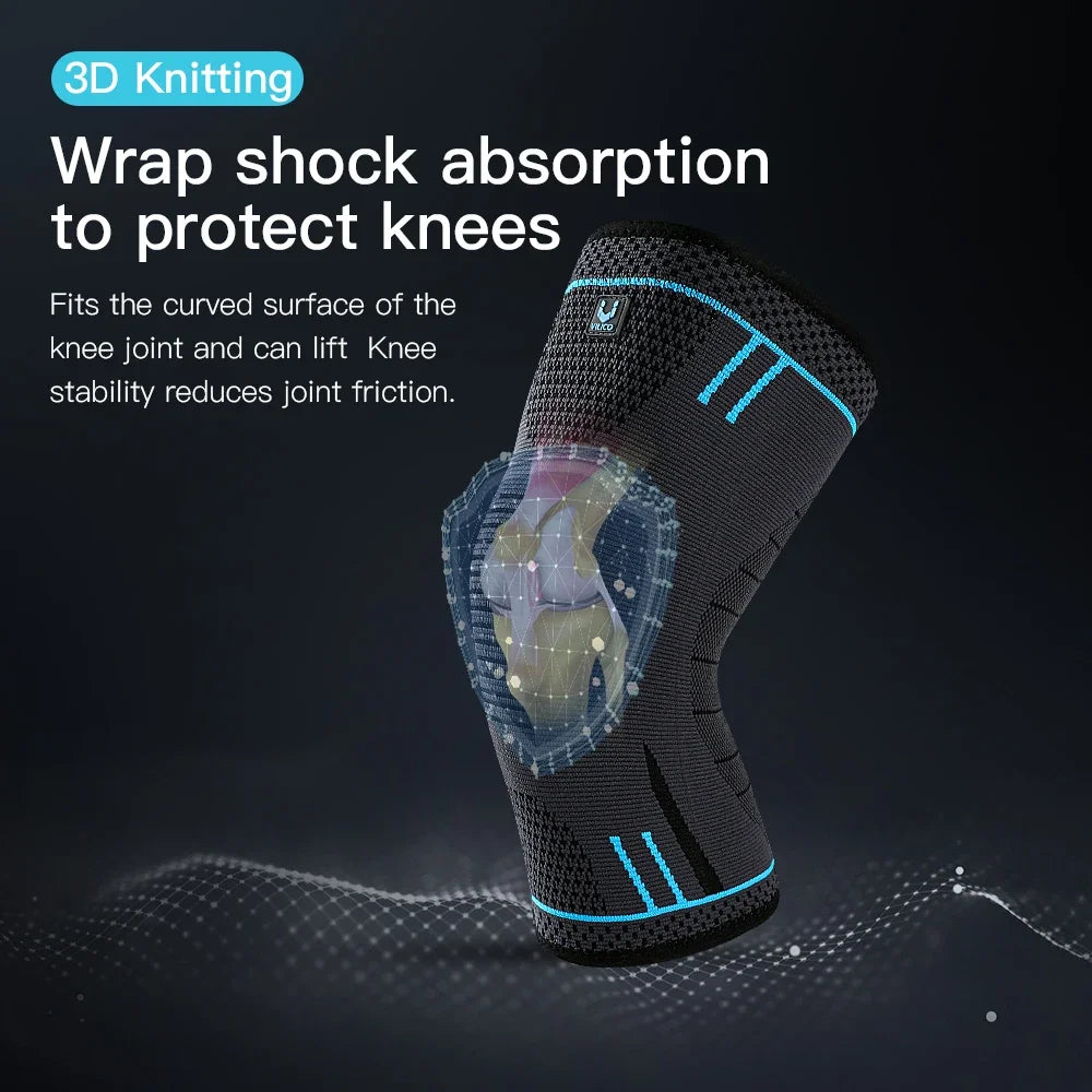 Compression Knee Support Sleeve Breathable Knee Pad Brace