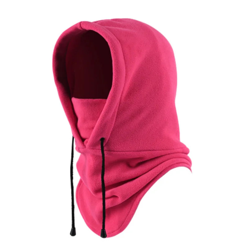 Unisex Winter Balaclava Hat Hooded With Neck Warmer For Hiking