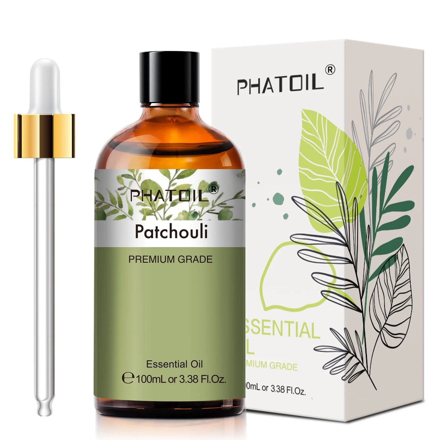 Phatoil 100ml Essential Oil For Diffuser Lavender Jasmine Vanilla Eucalyptus