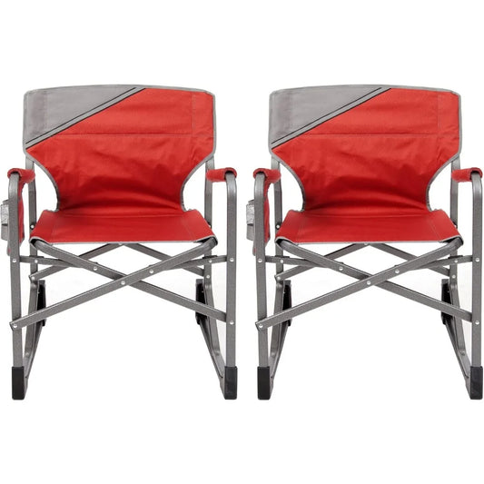 MacSports MacRocker Outdoor Foldable Rocking Chair Portable Collapsible