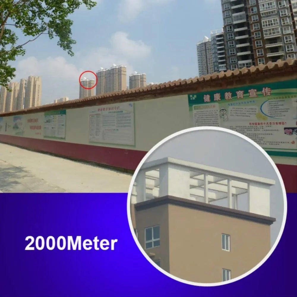 40x22 2000m Zoom BAK4 HD Telescope Binoculars Long Range Portable Monocular Optics For Camping Outdoor