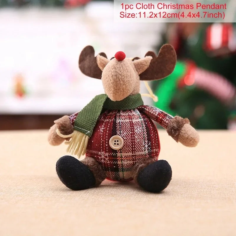 Telescopic Christmas Doll 2025 Home Decor Ornament For Xmas New Year Gift