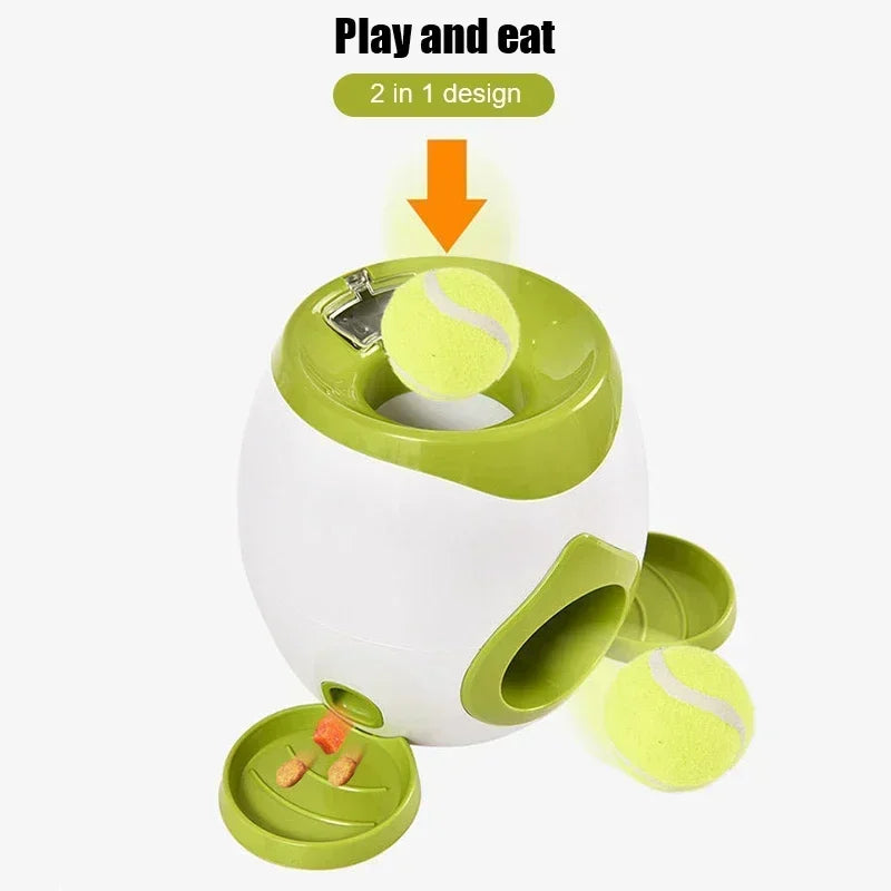 Pet Tennis Ball Launcher Interactive for Cats and Dogs