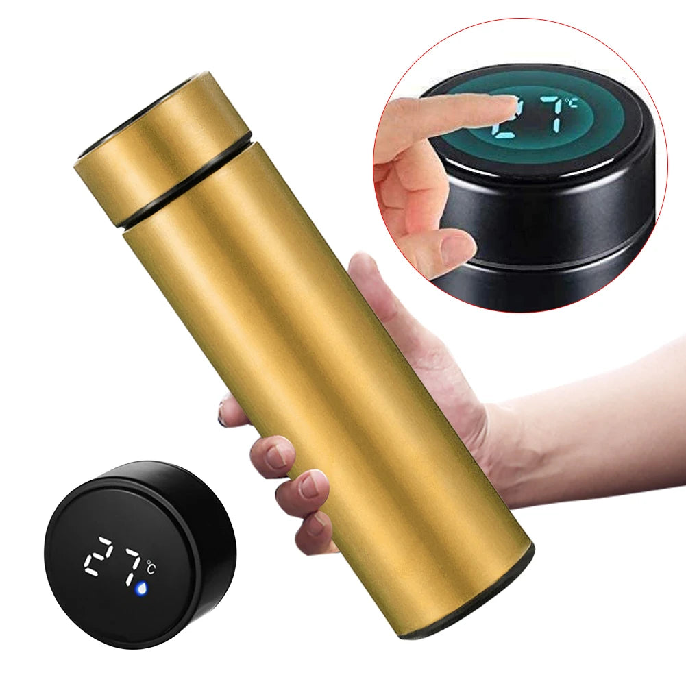 500ML Vacuum Insulated Intelligent Coffee Cup Temperature Display 304 Stainless Steel Vacuum Flasks New Year Valentine Day Gifts