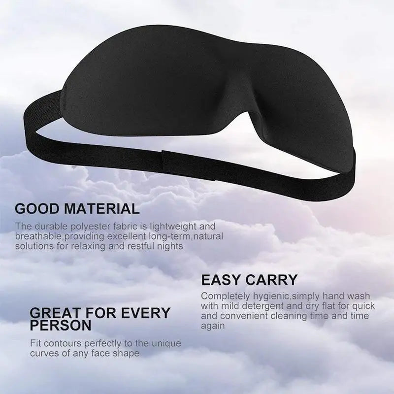 3D Contoured Eye Mask Sleeping Aid Block Out Light For Women And Men