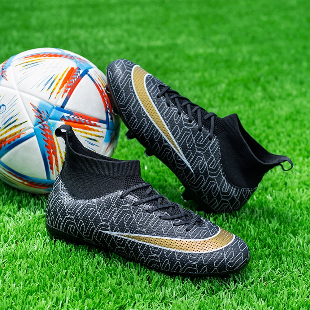 Unisex Football Cleats Firm Ground Outdoor Soccer Shoes