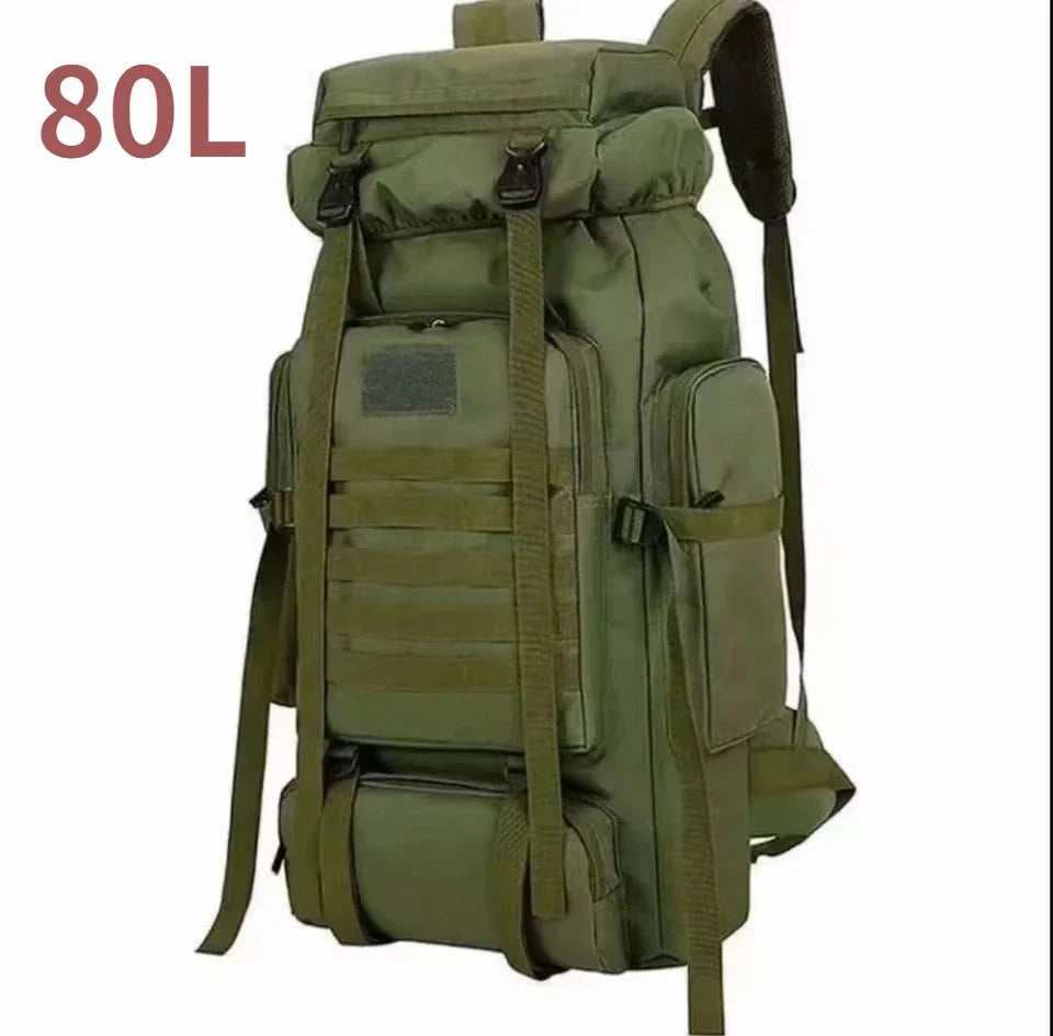 80L 100L Mountaineering Backpack Tactical Hiking Bag