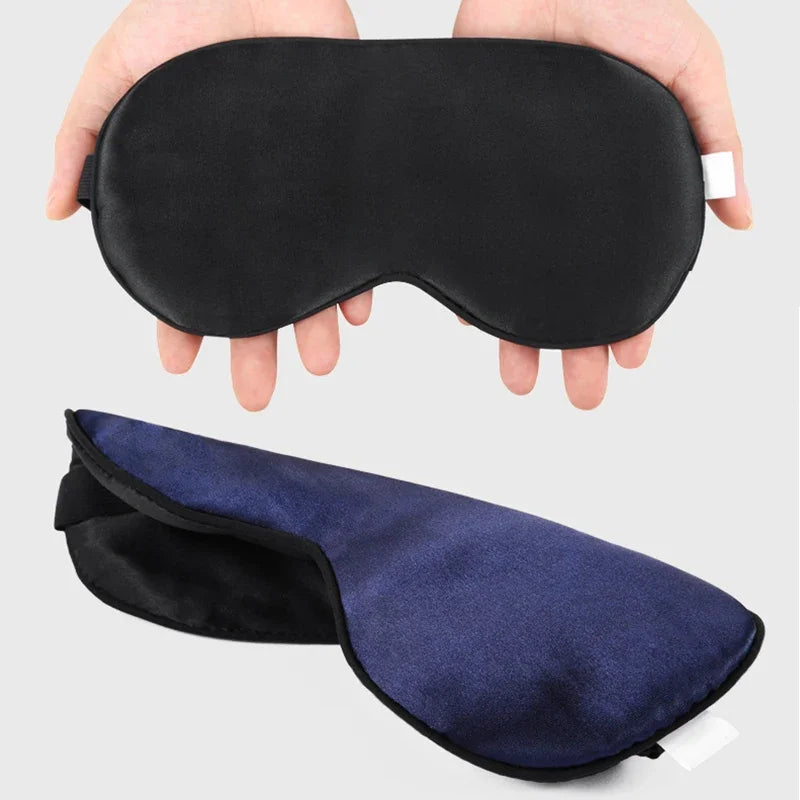 Mulberry Silk Sleep Mask For Sleeping Light Blocking Soft Comfort Eye Cover