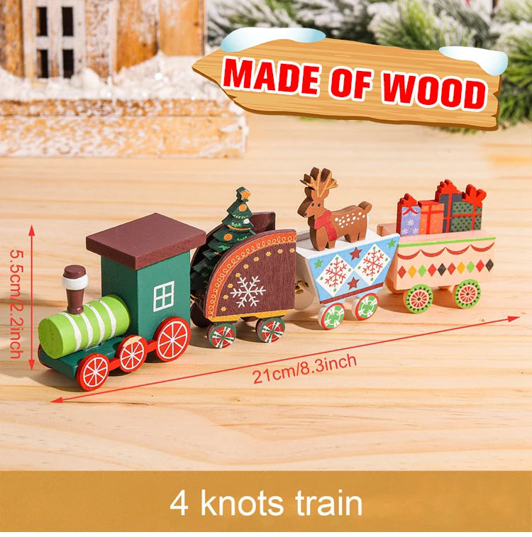 Christmas Train Decoration For Home Christmas Ornament 2024 2025 Decor