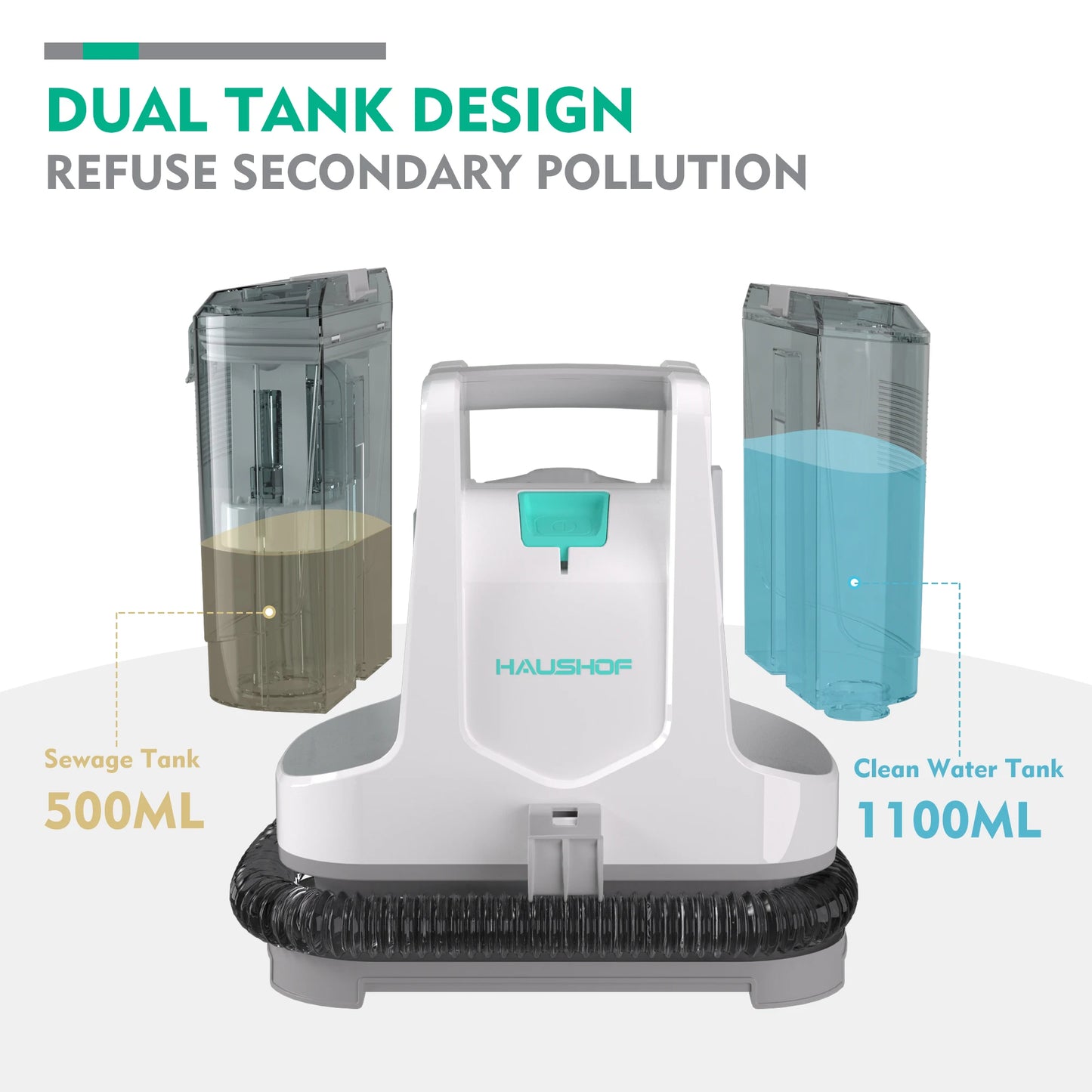 Haushof StainZapper Spot Carpet Cleaner Portable 400W