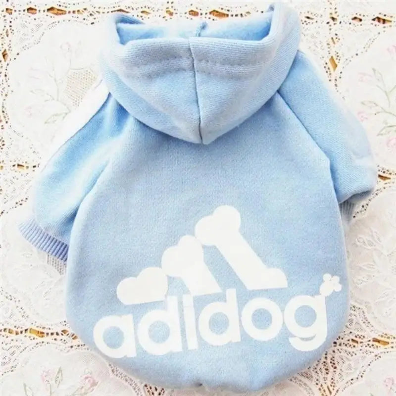 Adidog Autumn Winter Warm Dog Hoodie Coat For Medium Large Dogs