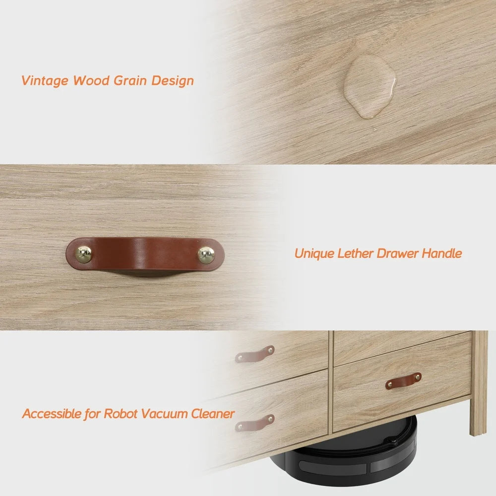 Large Storage 9 Drawer Dresser Multifunctional Organizer