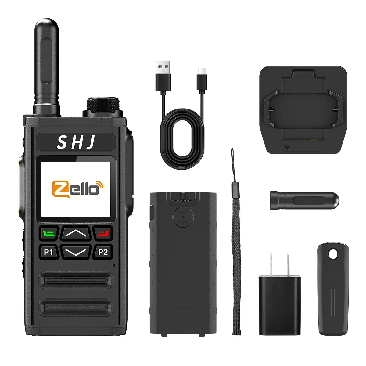 Zello 4G LTE WiFi POC Walkie Talkie With Bluetooth And Fast Charging Outdoor
