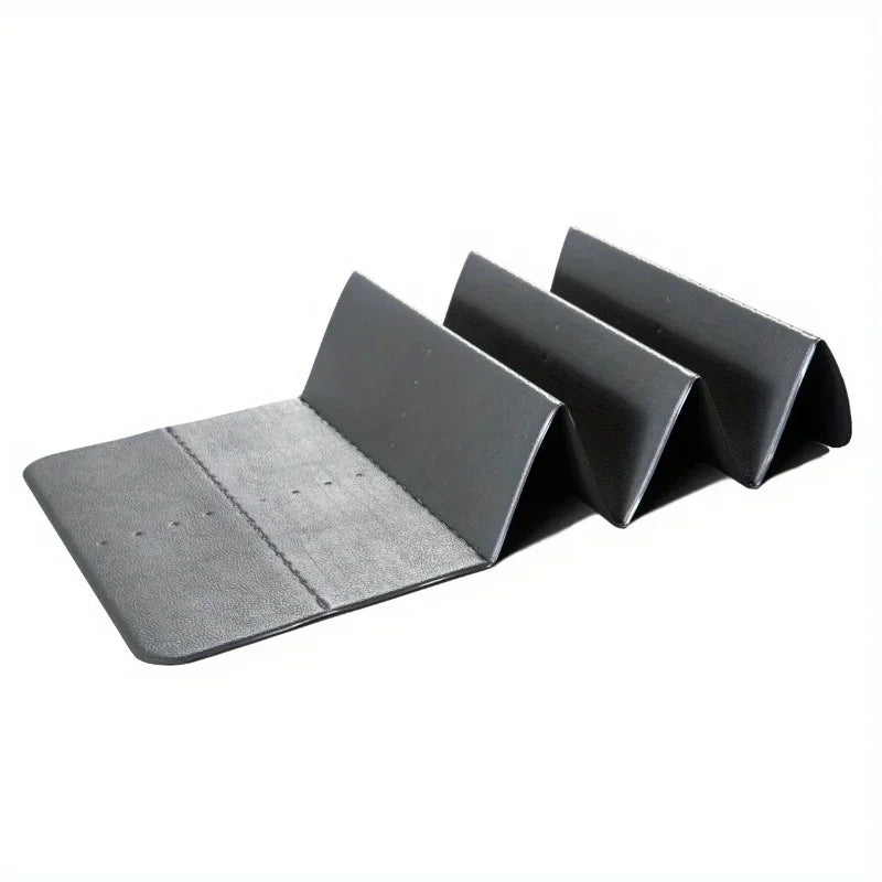 Grey Folding Fitness Mat for Pilates Yoga and Bodyweight Training