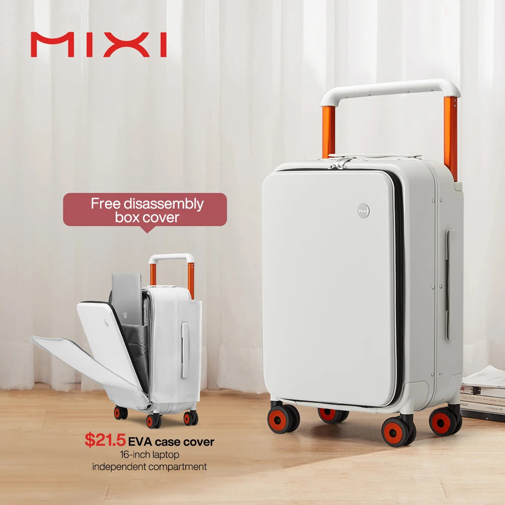 Mixi 2024 Handle Carry On Luggage 20 Inch Aluminum Frame