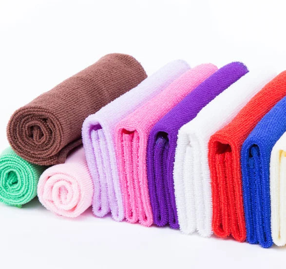 10Pcs Microfiber Towels For Kitchen Absorbent Thicker Cloth Cleaning