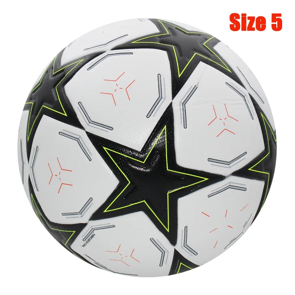Professional Outdoor Soccer Ball High Quality PU Seamless Size 5 And Size 4