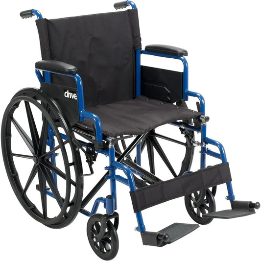 Blue Streak Wheelchair Flip Desk Arms And Footrests