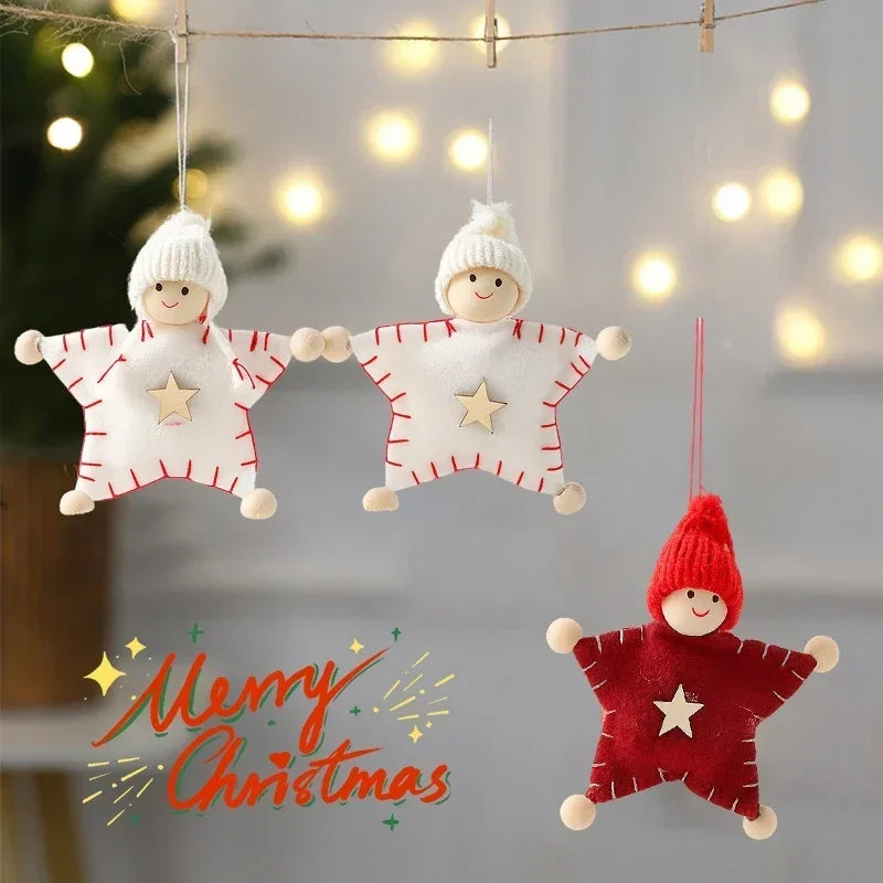 Santa Claus Christmas Tree Ornament Hanging Pendant Doll 2025 Festive Home Decor