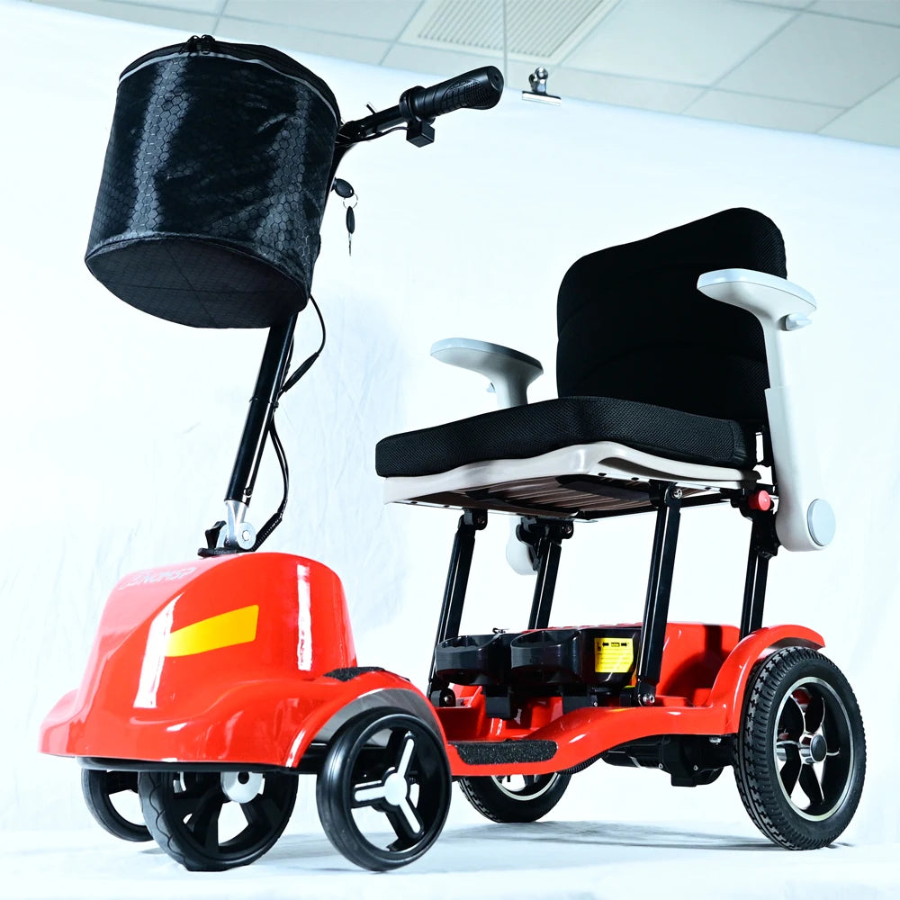EU Stock 15kg Magnesium Mobility Scooter Foldable Electric With Luggage Holder