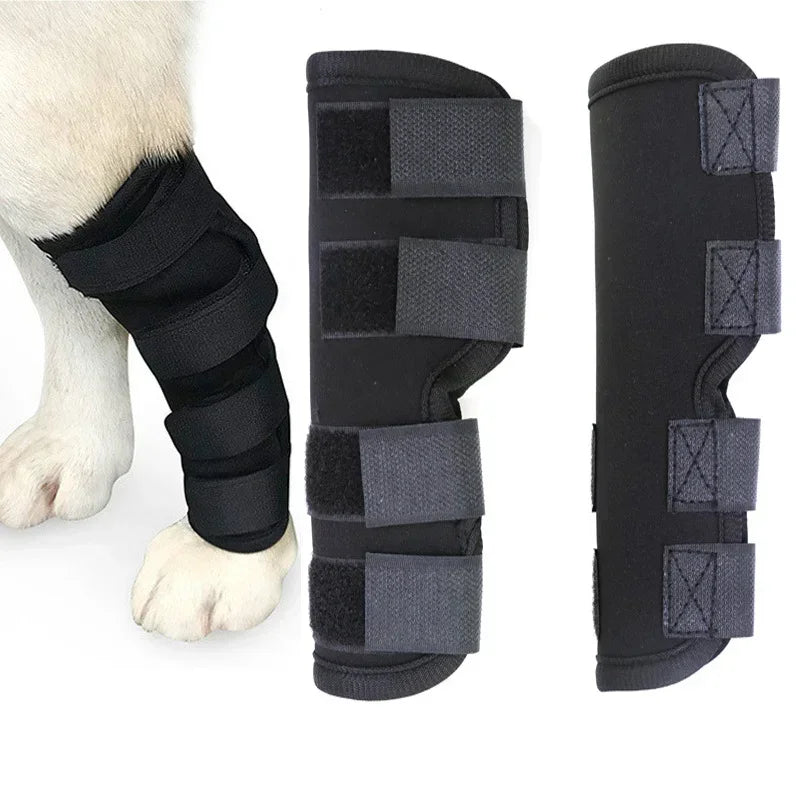 Dog Leg Knee Brace Bandage Wrap for Injuries Joint Support Veterinary Supply