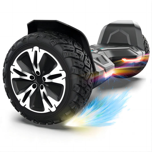 8.5 Inch All Terrain Hoverboard With Bluetooth Speakers LED Lights UL2272