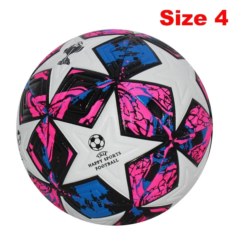 Professional Outdoor Soccer Ball High Quality PU Seamless Size 5 And Size 4